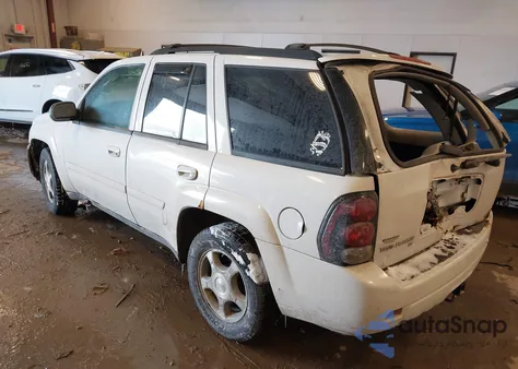 2008 Chevrolet Trailblazer Lt из США, поврежденный, VIN 1GNDS13S482202006